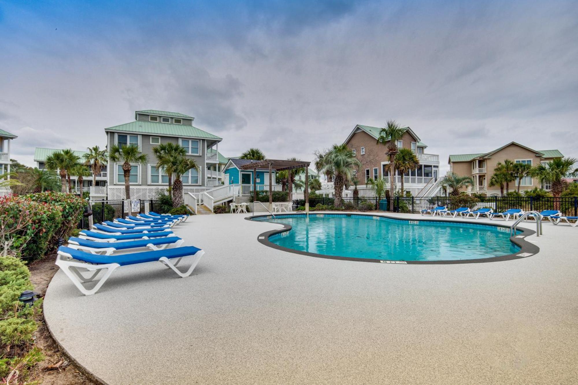 Ocean-View Saint Helena Island Condo - Pool Access Oceanmarsh Subdivision Ngoại thất bức ảnh