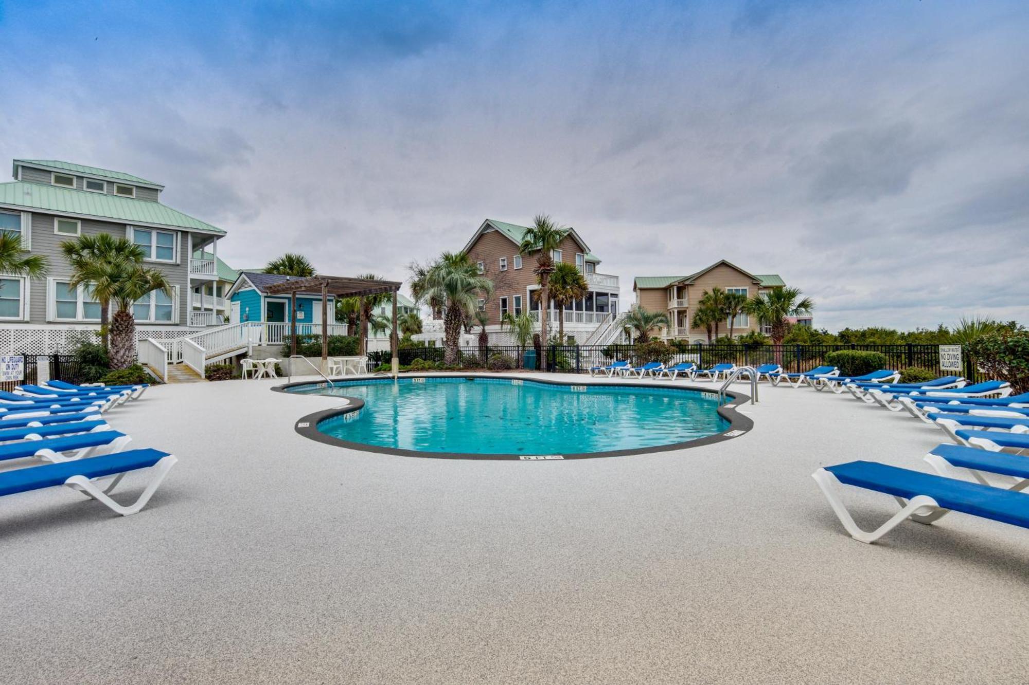 Ocean-View Saint Helena Island Condo - Pool Access Oceanmarsh Subdivision Ngoại thất bức ảnh